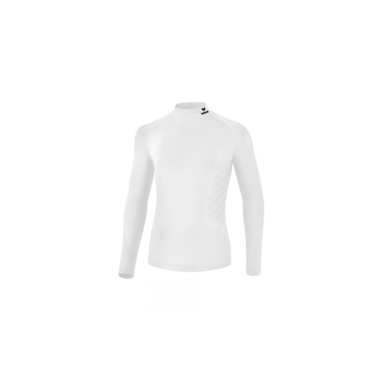 Erima Funktionsunterwäsche Langarmshirt Athletic mit Kragen (nahtlos) weiss Herren
